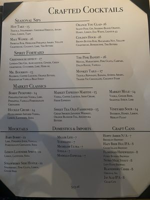 Menu photo 1 Market To Table Winter Garden, FL Menu photo 1 Market To Table Winter Garden, FL