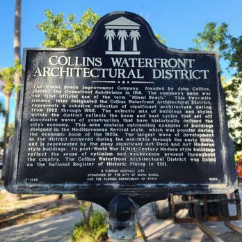 Collins Waterfront Architectural District - Landmarks & Historical Buildings Near Me - Miami Beach, Florida Collins Waterfront Architectural District - Landmarks & Historical Buildings Near Me - Miami Beach, Florida