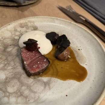 June - Bear Creek Beef, Marble Potato, Kasu Beet, Black Truffle - New American Near Me - Nashville, Tennessee June - Bear Creek Beef, Marble Potato, Kasu Beet, Black Truffle - New American Near Me - Nashville, Tennessee
