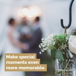 Bloom and Leaf Events - If you are getting married outdoors on the grass we have simple shepherds hooks to hang your aisle markers on,