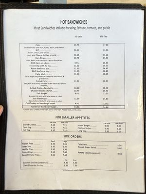 Menu photo 1 Sno-Cap Drive In - Redmond Redmond, OR Menu photo 1 Sno-Cap Drive In - Redmond Redmond, OR