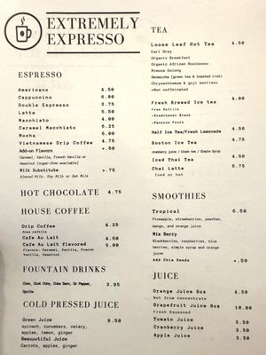 Menu photo 8 Teaspoon Tucson, AZ