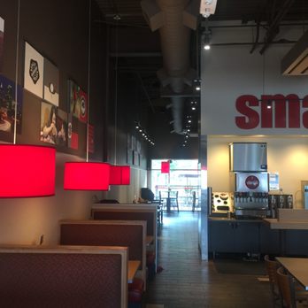 Smashburger - Part of the interior seating area - Burgers Near Me - Raleigh, North Carolina Smashburger - Part of the interior seating area - Burgers Near Me - Raleigh, North Carolina