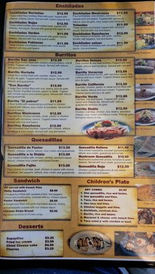 Menu photo 2 El Patron Mexican Grill Sun Prairie, WI Menu photo 2 El Patron Mexican Grill Sun Prairie, WI