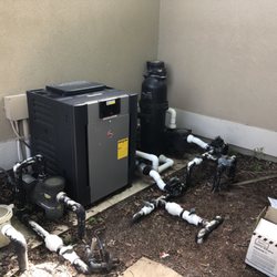 Pool equipment wiring.