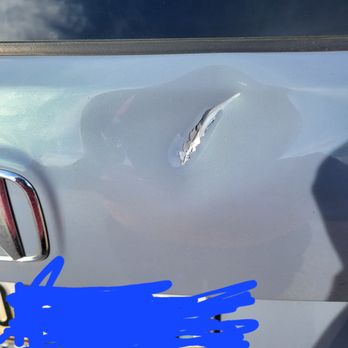 Safelite AutoGlass - Close up picture of the dent - Auto Glass Services Near Me - Baton Rouge, Louisiana Safelite AutoGlass - Close up picture of the dent - Auto Glass Services Near Me - Baton Rouge, Louisiana