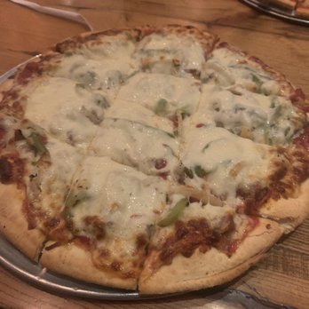 Giordano's - Green Peppers/Sausage Pizza. My cheese could've been a little more browned. (Size small) - Pizza Near Me - Chicago, Illinois