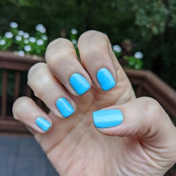 Glamour Nail Bar - Gel mani - he put on 4 coats!! - Nail Salons Near Me - Louisville, Kentucky Glamour Nail Bar - Gel mani - he put on 4 coats!! - Nail Salons Near Me - Louisville, Kentucky