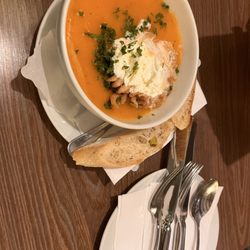 Hus op'n Diek - crab soup, tomatoe based