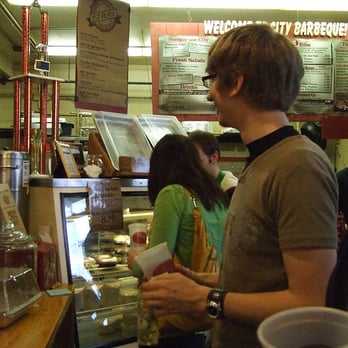City Barbeque - Waiting in a seriously long line. Expect those. - Barbeque Near Me - Columbus, Ohio