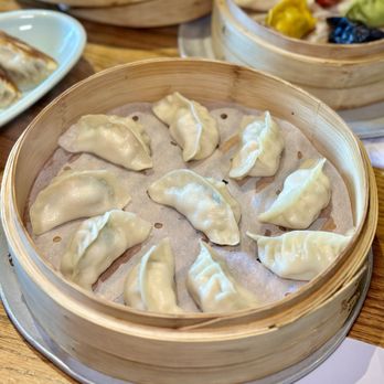 JA Jiaozi - Scallops and Shrimp Steamed Jiaozi - Dim Sum Near Me - Irvine, California JA Jiaozi - Scallops and Shrimp Steamed Jiaozi - Dim Sum Near Me - Irvine, California