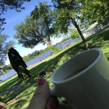 Palmer Lake Lodges - Coffee on our patio. - Hotels Near Me - Colon, Michigan Palmer Lake Lodges - Coffee on our patio. - Hotels Near Me - Colon, Michigan