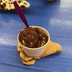 Trails End Ice Cream - Peanut butter 180 with jimmies