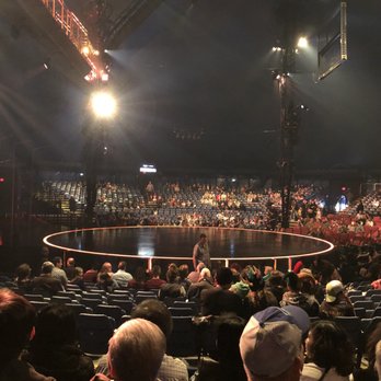 Cirque Du Soleil - Stage view from our seats; section 200 row K I think? - Performing Arts Near Me - Redmond, Washington Cirque Du Soleil - Stage view from our seats; section 200 row K I think? - Performing Arts Near Me - Redmond, Washington