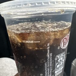 McDonald's - They don't even fill your drink up all the way.