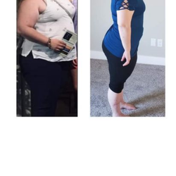 Incomparable Fitness - Before And After Cara Johnson (down 50 pounds)