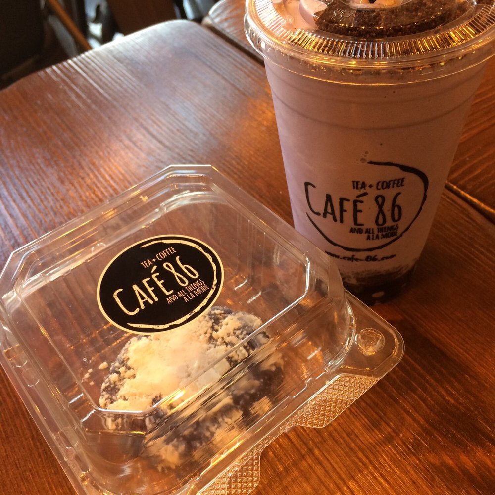 Cafe 86 - Ube Monster Smoothie and Ube Crinkle - Desserts Near Me - Chula Vista, California Cafe 86 - Ube Monster Smoothie and Ube Crinkle - Desserts Near Me - Chula Vista, California