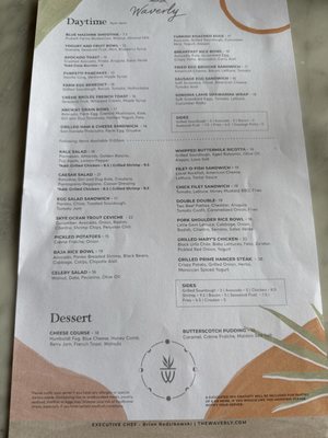 Menu photo 1 Waverly Cardiff, CA