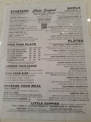 Menu photo 3 Chula Seafood Grayhawk Scottsdale, AZ