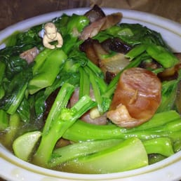 Chinese Broccoli with Pork Belly and Chinese Sausage Chinese Broccoli with Pork Belly and Chinese Sausage