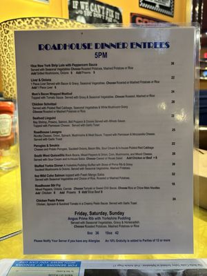 Menu photo 4 Roadhouse Grille Surrey, BC