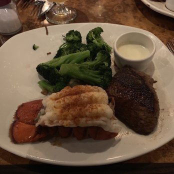 Outback Steakhouse - This week's $15.99 lobster tail and sirloin special. Yum! - Steakhouses Near Me - Edgewater, New Jersey Outback Steakhouse - This week's $15.99 lobster tail and sirloin special. Yum! - Steakhouses Near Me - Edgewater, New Jersey