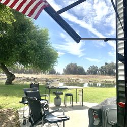 Kings River RV Resort - Our back yard at our temporary residence.