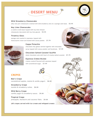 Menu photo 6 Cafe Bee New York, NY