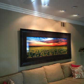 Pacific Energy Electric - Art lighting. Installation of 3 lights on a dimmer switch which dim as the sun sets. - Electricians Near Me - Camarillo, California Pacific Energy Electric - Art lighting. Installation of 3 lights on a dimmer switch which dim as the sun sets. - Electricians Near Me - Camarillo, California