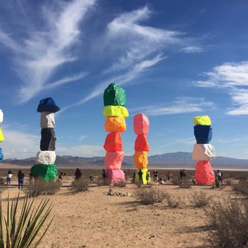 Seven Magic Mountains - Public Art Near Me - Las Vegas, Nevada Seven Magic Mountains - Public Art Near Me - Las Vegas, Nevada