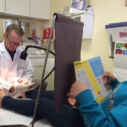 Kneebone Timothy,dpm - Getting the "numb" shots as my daughter called them