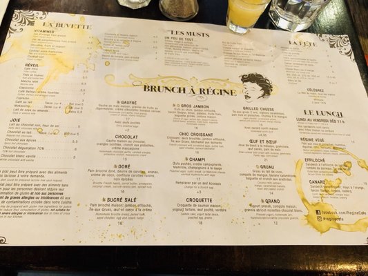Menu photo 2 Régine Café Montreal, QC Menu photo 2 Régine Café Montreal, QC