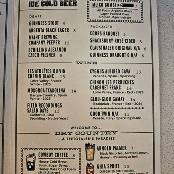 Bad Neighbors - Menu - Cocktail Bars Near Me - Portland, Maine