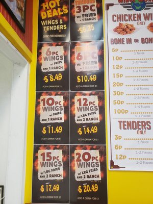 Menu photo 2 Wings World Dallas, TX