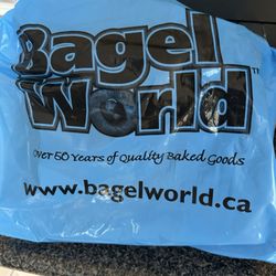 Take out bagels. Must stock up at home.