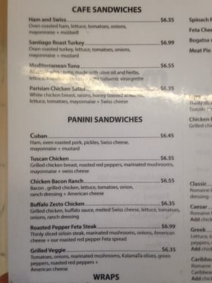 Menu photo 6 Manos Bakery Cafe Clearwater, FL
