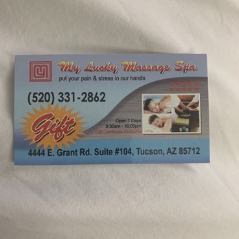 My Massage Spa - Business card with phone number. - Massage Near Me - Tucson, Arizona My Massage Spa - Business card with phone number. - Massage Near Me - Tucson, Arizona