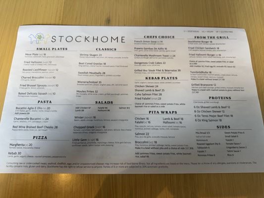 Menu photo 3 Stockhome Petaluma, CA Menu photo 3 Stockhome Petaluma, CA