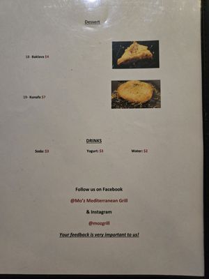 Menu photo 2 Mo'z Mediterranean Grill West Des Moines, IA