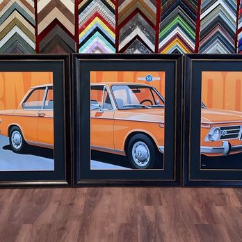 CCFramer - Beautiful art for a very special garage - Framing Near Me - Denver, Colorado