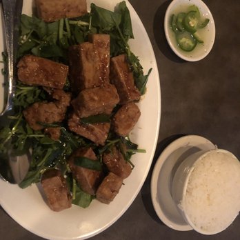 Vietopia - Flaming tofu - Vietnamese Near Me - Houston, Texas
