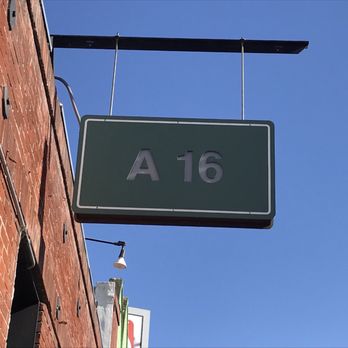 A16 - Signage - Italian Near Me - Oakland, California