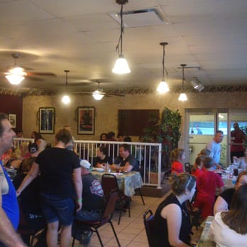 Frances' Pizza -  large group of people sitting at tables - Pizza Near Me - Riverton, Illinois