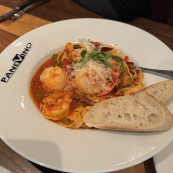 Pane Vino Osteria - Fra Dia Lobster Fettucine - Italian Near Me - Dallas, Texas