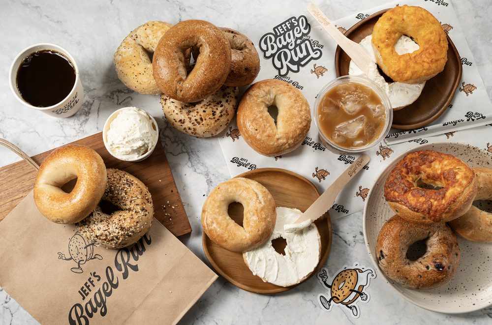 Jeff's Bagel Run Logo