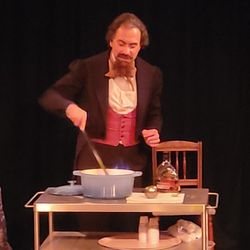 Independent Shakespeare - ISC Studio - "A Christmas Carol With Charles Dickens" Flaming Punch (12/23/22): @IndyShakes #ShakespeareSetFree #AtwaterVillage #Theatre