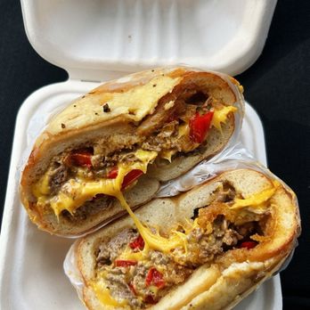 Luca Bagel - philly cheesesteak on asiago bagel - Bagels Near Me - Kansas City, Missouri Luca Bagel - philly cheesesteak on asiago bagel - Bagels Near Me - Kansas City, Missouri