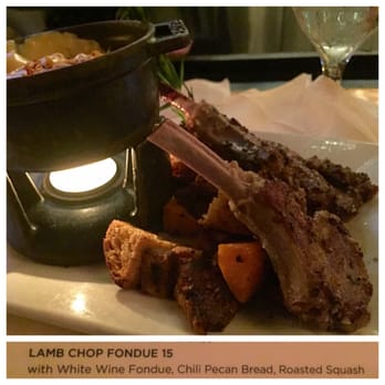 Roaring Fork - Lamb chop fondue! - American Near Me - Austin, Texas