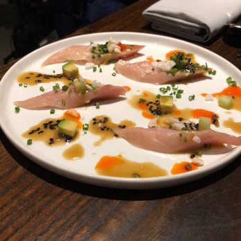 S.K.Y. - Hamachi Sashimi - New American Near Me - Chicago, Illinois