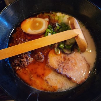 Mangetsu Farmington - mangetsu ramen with tan tan added - Ramen Near Me - Farmington, Connecticut